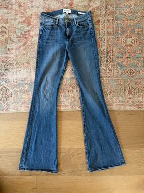 Frame Denim Le High Flare Jeans - Classic Indigo